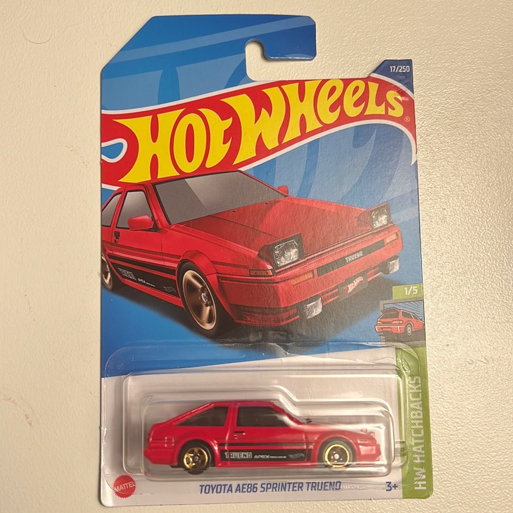 HOT WHEELS TOYOTA AE86 SPRINTER TRUENO MATCHBOX